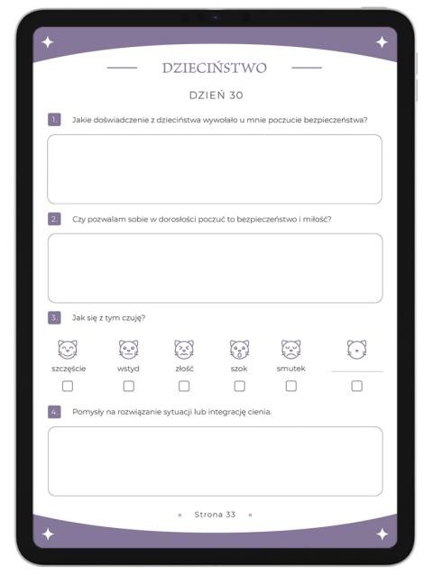 Zestaw Dziennik Wdzięczności, Dziennik Pracy z Cieniem i Planner Dniowy | PDF
