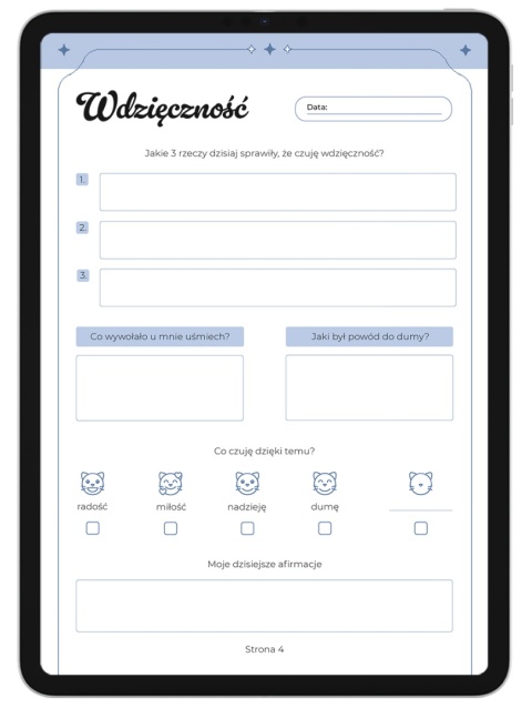 Zestaw Dziennik Wdzięczności, Dziennik Pracy z Cieniem i Planner Dniowy | PDF