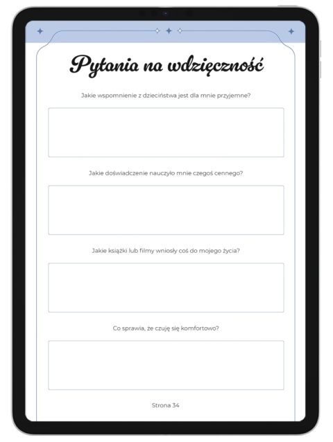 Zestaw Dziennik Wdzięczności, Dziennik Pracy z Cieniem i Planner Dniowy | PDF